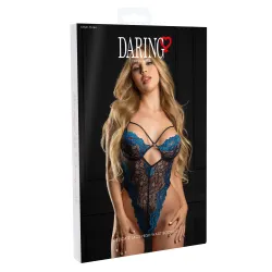 DARING Intimates Body Taille Haute Delicate Bleu Royal